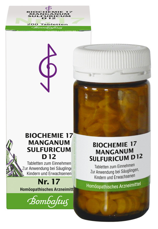 Nr. 17 Manganum sulfuricum Nr. 17 Manganum sulfuricum